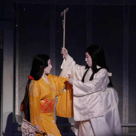 Yuki-Onna in a geisha play in 2006